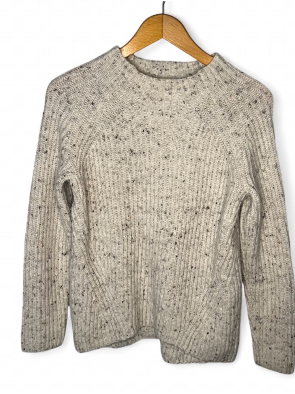 Madewell Speckled Knit Sweater Small‎ Cozy Wool Blend